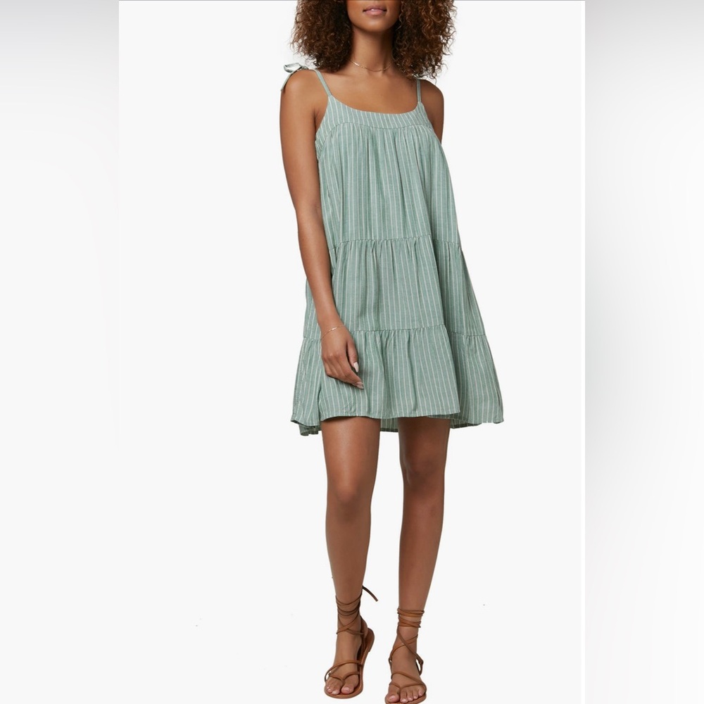 O’Neill Tana Woven Tank Dress, Moss, Size M